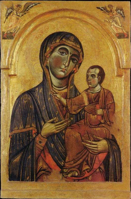 Madonna and Child with Two Angels